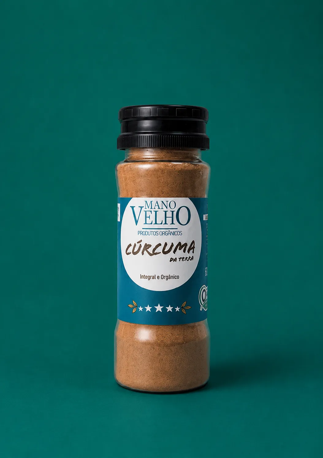 Pote de Cúrcuma da Terra Orgânica Mano Velho