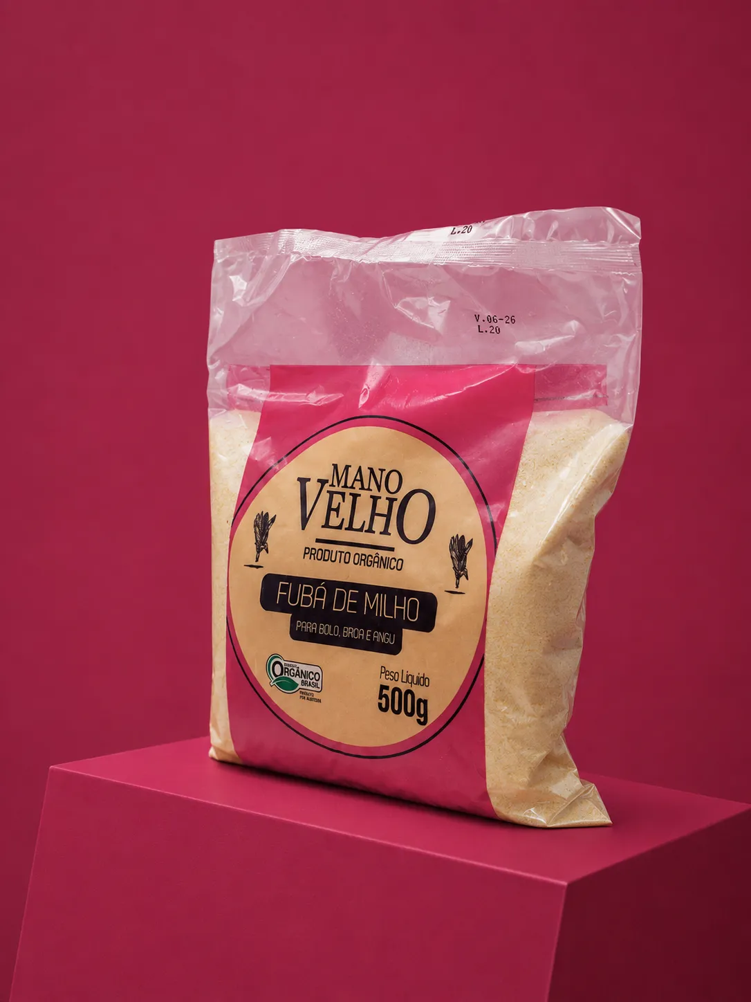 Pacote de Fubá de Milho Orgânico Mano Velho