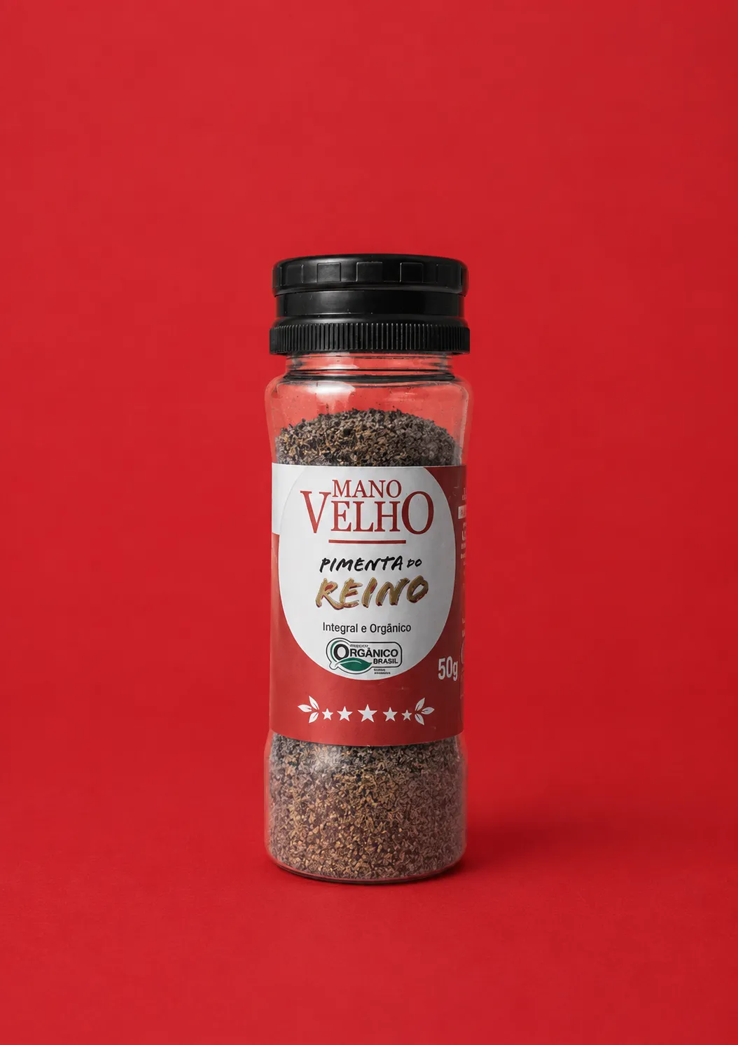 Pote de Pimenta do Reino Orgânica Mano Velho